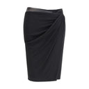Draped jersey Skirt