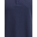 Blaues Baumwoll Polohemd
