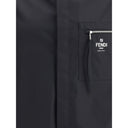 Camicia nera in cotone a maniche corte