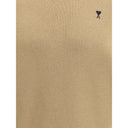 Felpa in lana merino beige