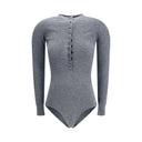 Long-sleeved wool Bodysuit
