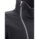 Black Cotton Full-Length Jacket