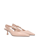 Pink Leather Pumps