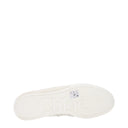 Tênis baixos de tecido branco