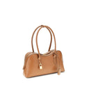 Bolsa de Ombro Bege de Nylon
