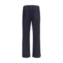 Pantaloni Casual Blu in Lana