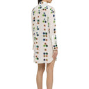 Vestido Casual de Seda Branco