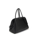 Bolso de mano de cuero de becerro negro Bos Taurus
