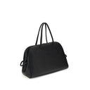 Bolso de mano de cuero de becerro negro Bos Taurus