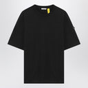 Moncler X Edward Enninful camiseta negra de algodón
