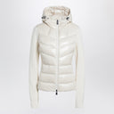 Moncler Grenoble White padded hoodie