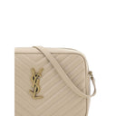 Beige Kalbsleder Bos Taurus Schultertasche