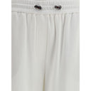 Calças Jogger de Algodão Brancas (Calças de Treino)