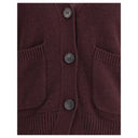 Cardigan in cashmere viola