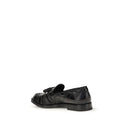 Mocassins pretos de borracha sem cadarço