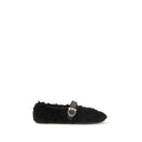 Gancini-embellished Ballerinas