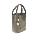 Gray Calf Leather Bos Taurus Shoulder Bag