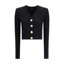 Ribbed and braided Cardigan