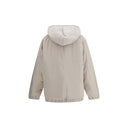 Gray Polyester Coat