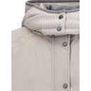 Gray Polyester Coat