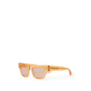 Gafas de sol de acetato naranja