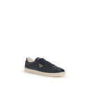 Sneakers basse Bos Taurus in pelle di vitello blu