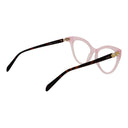 Occhiali di plastica rosa (montature)