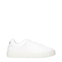 White Leather Low Tops
