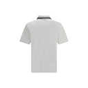 Polo in cotone bianco