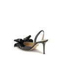 Décolleté in pelle nera