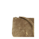 Borsa a spalla Bos Taurus in pelle di vitello beige
