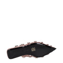 Ballerines roses en cuir