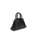 Bolsa de Ombro em Couro Preto de Bezerro Bos Taurus