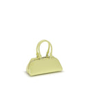 Bolsa de Mão Bos Taurus em Couro Amarelo de Bezerro