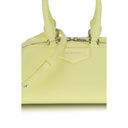 Bolsa de Mão Bos Taurus em Couro Amarelo de Bezerro