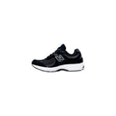 Scarpe da ginnastica atletiche nere in poliestere
