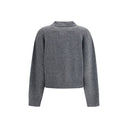 Maglione grigio in cashmere