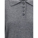 Maglione grigio in cashmere