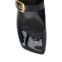 Ballerine in pelle di vitello nera