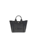 Black Cotton Shoulder Bag