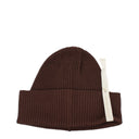 Gorro de algodón marrón