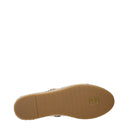 Beige Raffia Hausschuhe