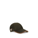 Cappello da baseball verde in poliammide riciclata