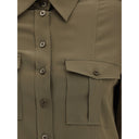 Green Silk Dress Shirt