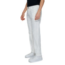 Weiße Baumwollhose