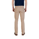 Beige Baumwoll Skinny Hose