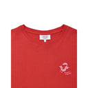 Rotes Baumwoll-T-Shirt