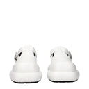 Mocassini slip-on in pelle bianca