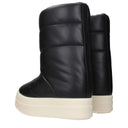 Botas de Couro Preto até o Tornozelo