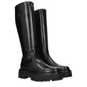 Botas de Couro Preto até o Tornozelo